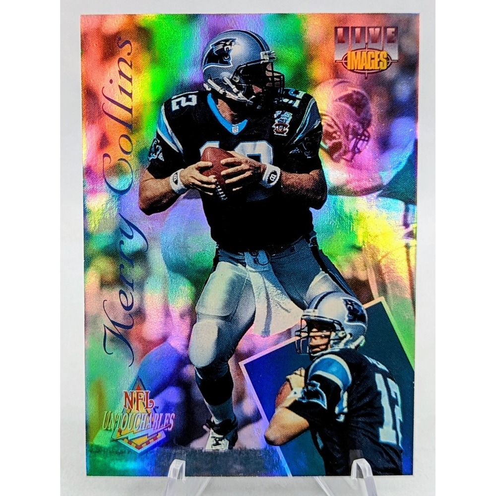 1995 Classic Images Limited Live Untouchables Kerry Collins Carolina Panthers RC